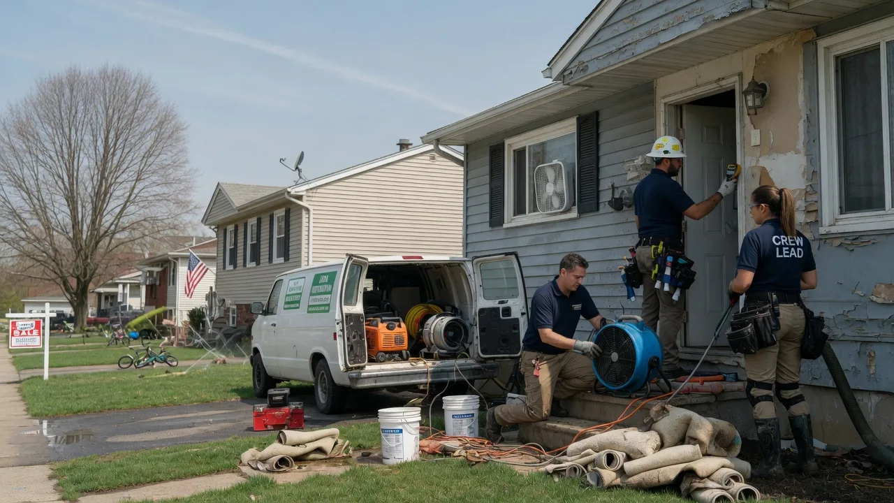 Flood Cleanup in Pleasantville, PA near me